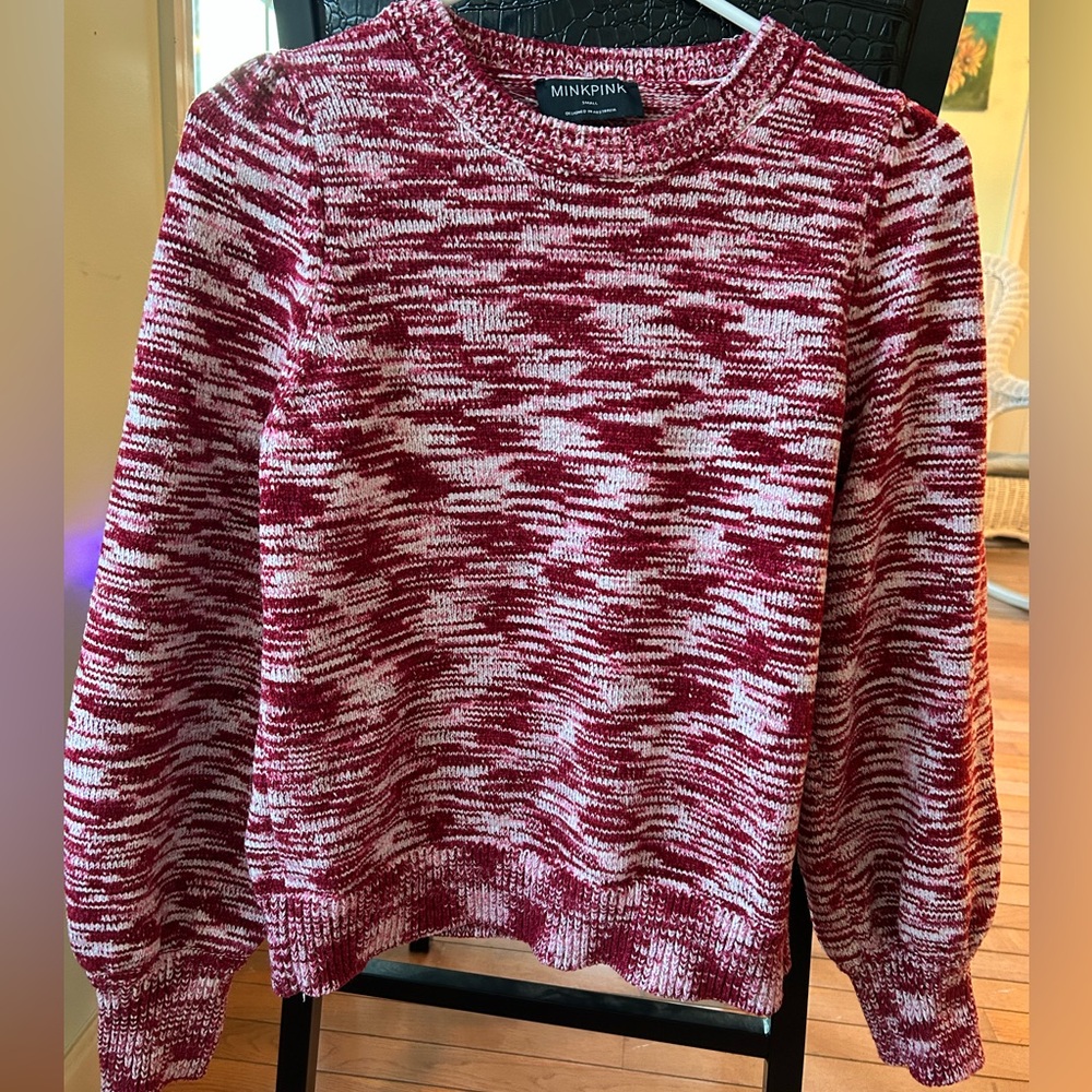 EUC MINKPINK ADILAH
SPECKLE KNIT JUMPER/SWEATER